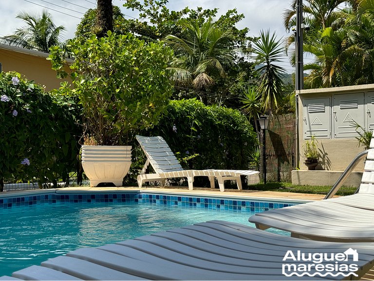 Casa com Piscina Privativa a 150m da Praia de Pauba