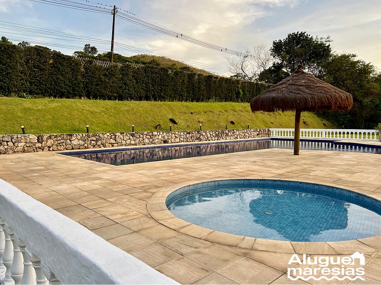 Casa con piscina privada en Paúba um Vilarejo