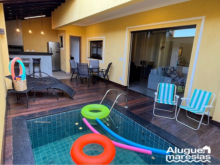 Private pool, 250 meters from the beach